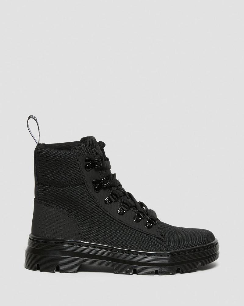 Women's Dr Martens Combs Poly Casual Boots Black | AU 80AHK